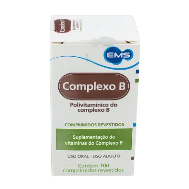 Complexo B EMS com 100 Comprimidos