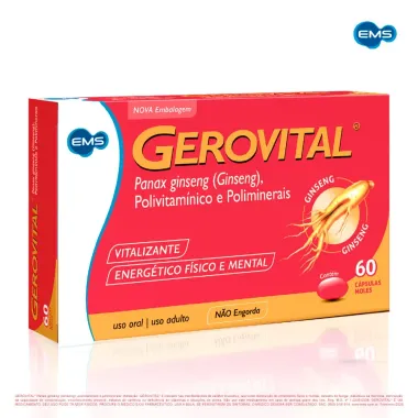 Gerovital Polivitam&iacute;nico 60 C&aacute;psulas Gel