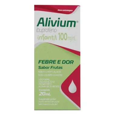 Alivium 100mg/ml Pediátrico Gotas com 20ml