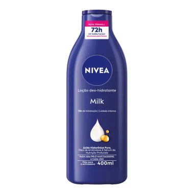 Lo&ccedil;&atilde;o Hidratante Nivea Milk Pele Seca a Extrasseca 400ml