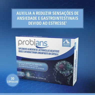 Probians Probiótico Suplemento Alimentar com 30 Cápsulas