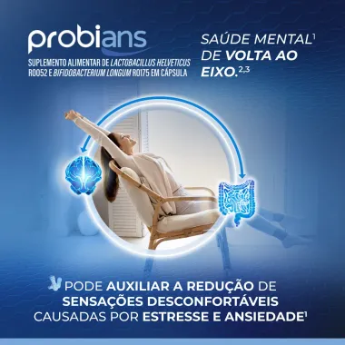 Probians Probiótico Suplemento Alimentar com 30 Cápsulas