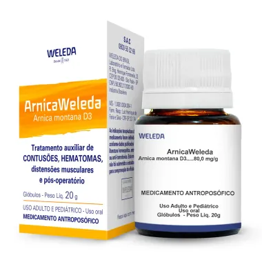 Arnica Weleda D3 Glóbulos com 20g