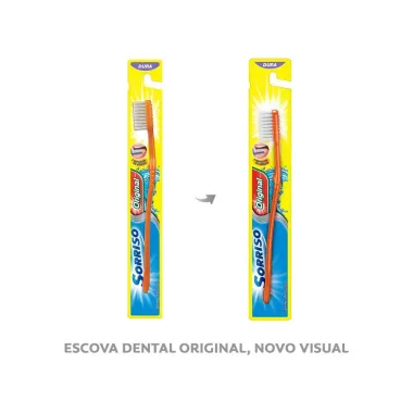 Escova Dental Sorriso Original Dura Cores Sortidas 1 Unidade