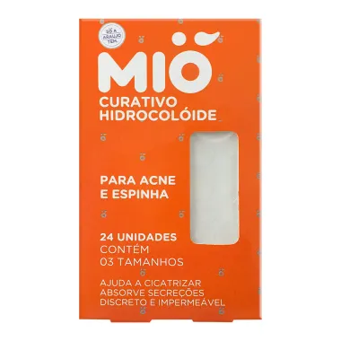 Curativo Hidrocolóide Mió para Acne e Espinha 24 Unidades