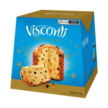 Panettone Visconti Frutas Cristalizadas