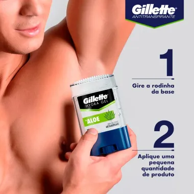 Desodorante Gel Antitranspirante Gillette Hydra Gel Aloe 82g