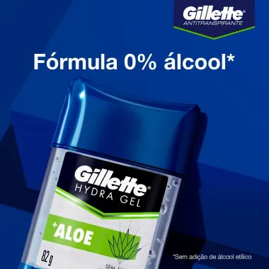 Desodorante Gel Antitranspirante Gillette Hydra Gel Aloe 82g