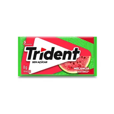 Chiclete Trident Melancia 8g com 5 Unidades