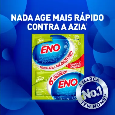 Sal de Fruta Eno Sabor Limão com 2 Envelopes de 5g cada