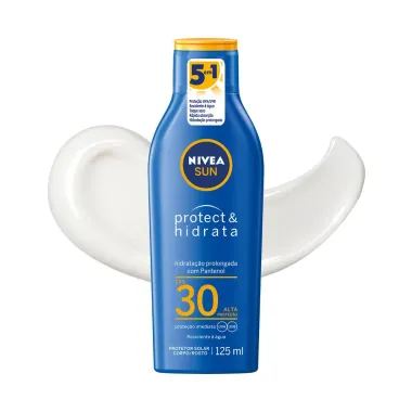Protetor Solar Nivea Sun Protect & Hidrata FPS 30 Lo&ccedil;&atilde;o 125ml