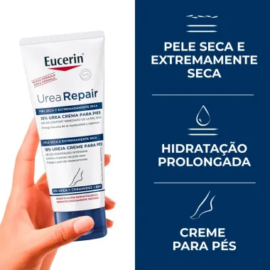 Eucerin Urea Repair Plus Creme Para Pés 104g