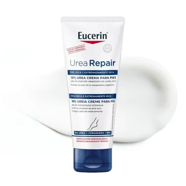 Creme Hidratante para P&eacute;s Eucerin Urea Repair Plus Hidrata&ccedil;&atilde;o Intensiva Ureia Pele Seca e Extra Seca 100ml