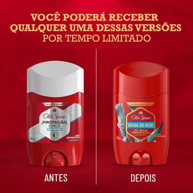 Desodorante Old Spice Proteção Épica Mar Profundo Stick Antitranspirante 50g