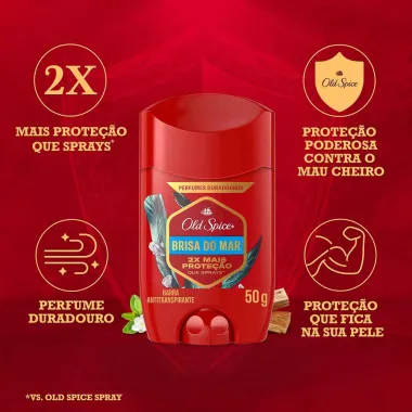 Desodorante Old Spice Proteção Épica Mar Profundo Stick Antitranspirante 50g