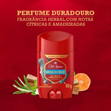 Desodorante Old Spice Proteção Épica Mar Profundo Stick Antitranspirante 50g