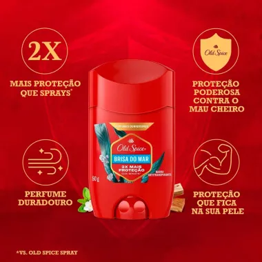 Desodorante Old Spice Brisa do Mar Stick Antitranspirante 50g