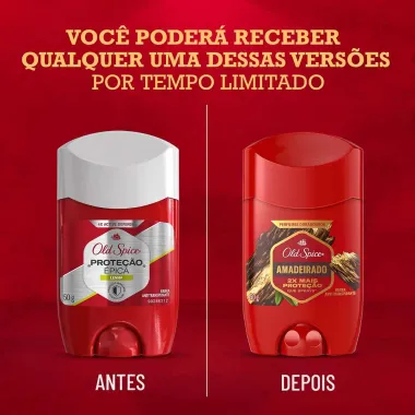 Desodorante Old Spice Amadeirado Stick Antitranspirante 50g