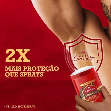 Desodorante Old Spice Amadeirado Stick Antitranspirante 50g
