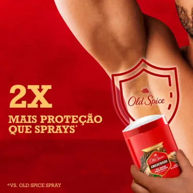Desodorante Old Spice Amadeirado Stick Antitranspirante 50g