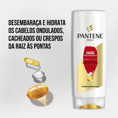 Condicionador Pantene Cachos Hidra-Vitaminados 400ml