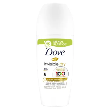 Desodorante Antitranspirante Roll-on Dove Invisible Dry com 50ml