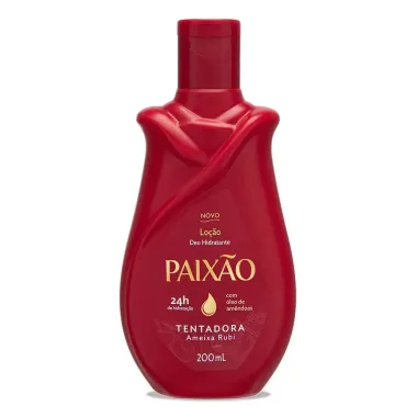 Loção Hidratante Paixão Tentadora com Óleo de Amêndoas 200ml
