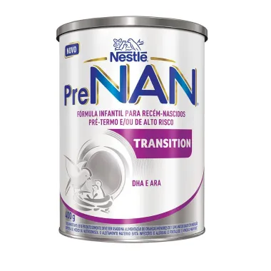 Fórmula Infantil Pré Nan Transition 400g Lata Frente