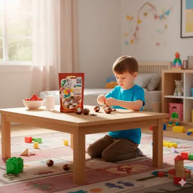 Ovinhos de Chocolate ao Leite Montev&eacute;rgine com Recheio Cremoso Sabor Brigadeiro 85g