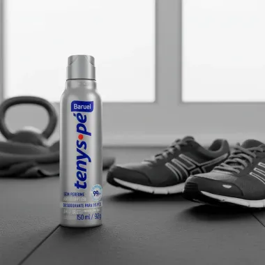 Tenys P&eacute; Baruel Jato Seco Sem Perfume 150ml