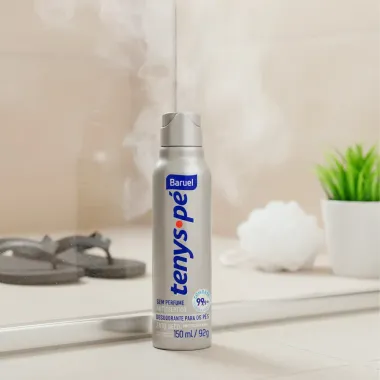 Tenys P&eacute; Baruel Jato Seco Sem Perfume 150ml