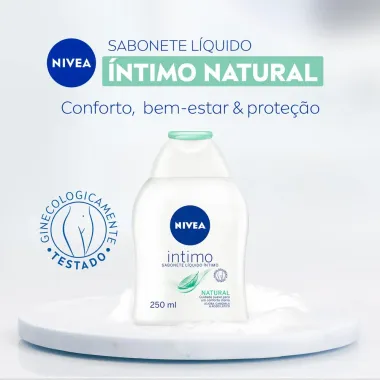 Sabonete L&iacute;quido &Iacute;ntimo Nivea Natural 250ml