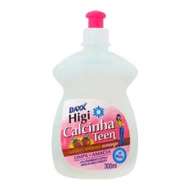 Sabão Líquido Higi Calcinha Teen Morango com 300ml