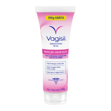 Sabonete Íntimo em Gel Vagisil Odor Block 200g e Ganhe 100g