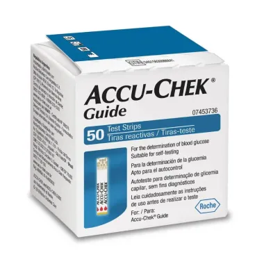 Accu-Chek Guide Tira Teste 3 Frascos com 50 Unidades cada Embalagem Econômica