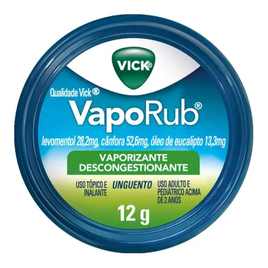 Vick Vaporub Unguento Lata com 12g