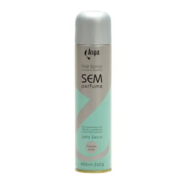 Fixador de Penteado Aspa Fixação Forte sem Perfume Spray com 400ml