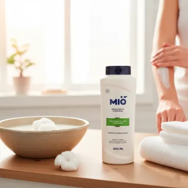 Lo&ccedil;&atilde;o Hidratante Mi&oacute; Prote&iacute;nas do Leite e Col&aacute;geno 400ml