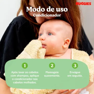 Condicionador Infantil Huggies Ch&aacute; de Camomila 200ml