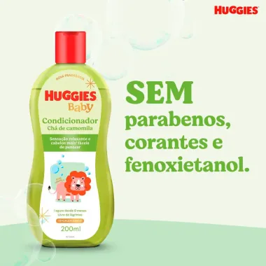 Condicionador Infantil Huggies Ch&aacute; de Camomila 200ml