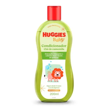 Condicionador Infantil Huggies Ch&aacute; de Camomila 200ml