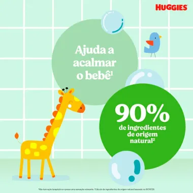 Shampoo Huggies Camomila Seguro para Rec&eacute;m-Nascidos 200ml