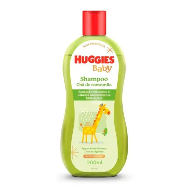 Shampoo Huggies Camomila Seguro para Rec&eacute;m-Nascidos 200ml