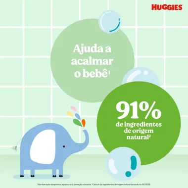Sabonete L&iacute;quido Infantil Huggies Ch&aacute; de Camomila 200ml