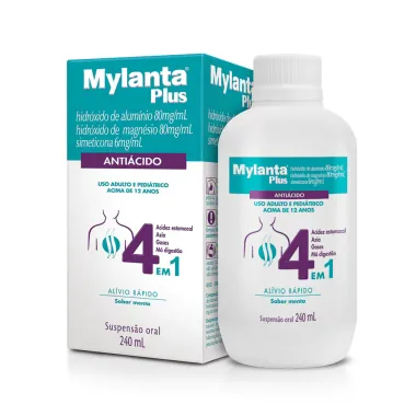 Mylanta Plus Suspensão Sabor Menta 240ml