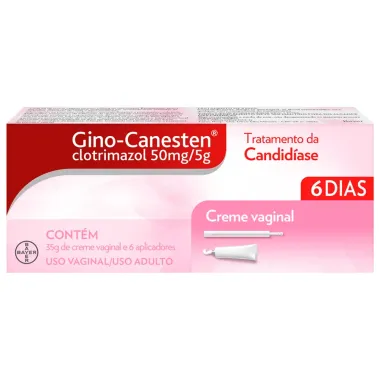 Gino-Canesten Creme Vaginal com 35g + 6 Aplicadores