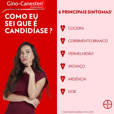 Gino-Canesten 1 Comprimido Vaginal com 1 Unidade + Aplicador