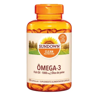 Sundown Ômega 3 1.000mg Suplemento Alimentar 120 Cápsulas