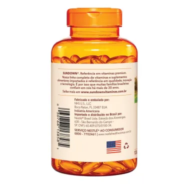Sundown Ômega 3 1.000mg Suplemento Alimentar 120 Cápsulas