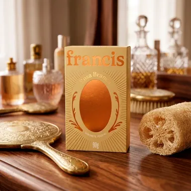 Sabonete em Barra Vegetal Francis Rosa Branca 90g